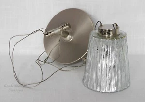 BESA LIGHTING 1XA-5125SF-SN 12V NICO 4  PENDANT~STONE SILVER FOIL~SATIN NICKEL - Picture 1 of 15