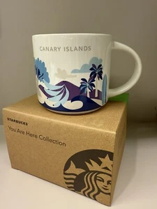 Rare Starbucks You Are Here Collection Canary Islands Spain Mug Cup - Brand New - Picture 1 of 20