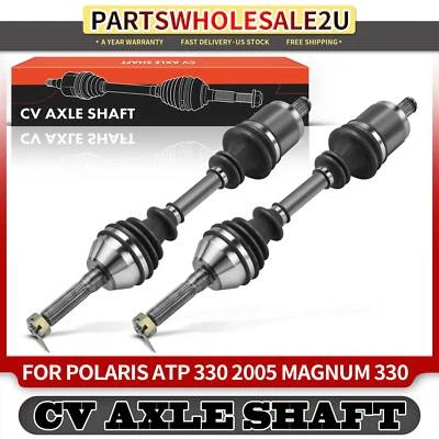 2Pcs Front CV Axle Assembly for Polaris ATP 330 ATP 500 2005 Magnum 330 05-06 - Image 1 of 4