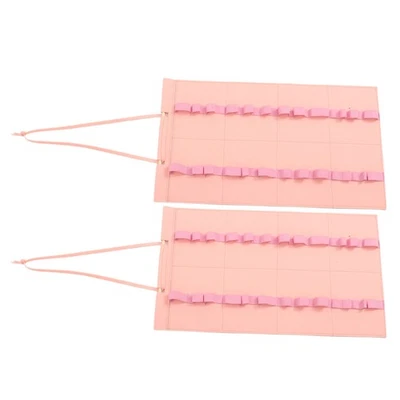  2 Pcs Martial Arts Equipment Storage Bag Karate Belt Holder Display for - Image 1 of 4