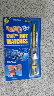 HOT WHEELS California Custom Hot Watches Mattel Mini Race Timer LAMBORGHINI 1990 - Image 1 of 2