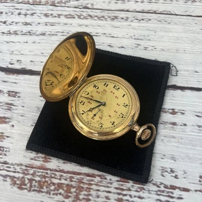 Reloj Bolsillo Vintage MGBM GENEVE MG BM 593150 Chapado en Oro FUNCIONA Foto 1 de 4