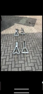 4 Wohnwagen-Stützen/Ausdrehstützen von AL-KO bis 1000kg - Bild 1 von 5