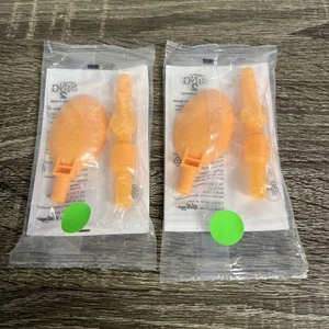 2 KELLOGGS CEREAL SING 2 Movie ORANGE STROHHALMLÖFFEL PREIS NEU VERSIEGELT 2021 - Bild 1 von 2
