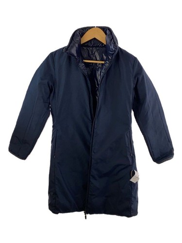 Piumino lungo MONCLER 0 nylon navy 49386