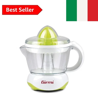 Girmi SR02 Spremiagrumi Elettrico, 25 W, Doppia rotazione, Capacità 700cc, Do... - Immagine 1 di 4