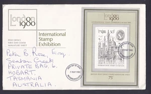 1980 INTERNATIONAL STAMP EXPO LONDON DECIMAL STAMP FIRST DAY COVER #A899 - Picture 1 of 2