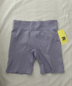 All In Motion Girls Seamless Bike Shorts Light Purple Size L(10-12) NWT - Picture 1 of 6