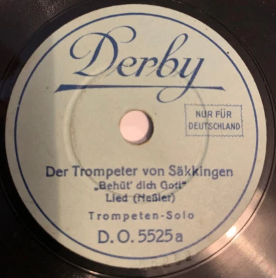 Der Trompeter von Säckingen ~ Aus der Jugendzeit- Derby / 6" 78 RPM - Bild 1 von 2