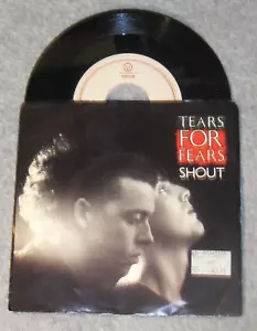 Tears For Fears - Shout / The Big Chair - 1984 - Vertigo Can. Picture Sleeve 45 - Imagen 1 de 3