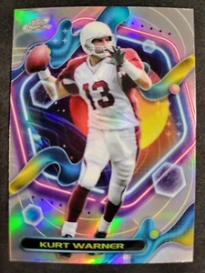 2023 Topps Composite Cosmic Chrome Kurt Warner REFRACTOR card #256 Cardinals HOF - Picture 1 of 2