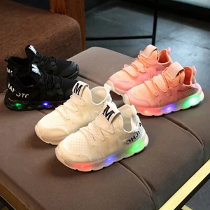 Fashion Lightweight Luminous Lighted Coconut Shoes Sports for Children EUR21-30 - Picture 1 of 12