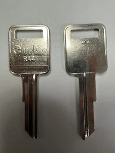 2 NEW Key Blank RA4, AMC 1970-1985,JEEP 1973-1985,DOOR & IGNITION, GAS CAP LOCKS - Picture 1 of 2