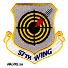USAF 57 WING -57 WG- 57 OG -ACC- Warfare Center-Nellis AFB, NV- VEL PATCH