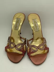 Sacco Vero Cuoio Women's Shoes Crystal Pink Size 35 Retail $550 - Picture 1 of 6