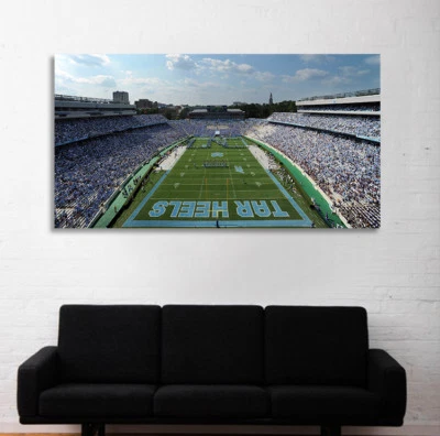 UNC North Carolina Tar Heels Football Stadium Panoramic View - SEC Football - Image 1 of 3