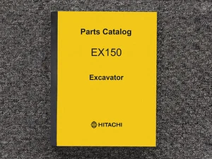 Hitachi Excavator EX150 Parts Catalog Manual - Picture 1 of 1