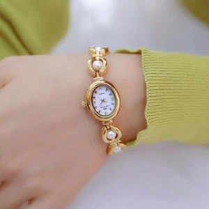 Women's Japanese Style Watch Simple Pearl Bracelet Waterproof Accessory Fashion - Picture 1 of 19