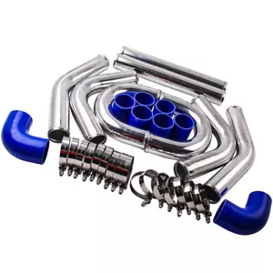 2.5" INCH 64MM ALUMINUM TURBO INTERCOOLER PIPING KIT UNIVERSAL PIPE U Pipe 150mm - Picture 1 of 12