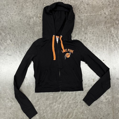 UNDERCOVER Felpa con cappuccio e zip VS PINK San Francisco Giants donna taglia XS ritagliata