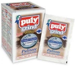 Grind Crystals Patented Coffee Grinder Cleaner - 20 Doses, 1/2oz Puly Caff - Picture 1 of 1