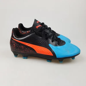 Boy's / Youth PUMA 'One 19.4' Sz 3C Football Boots Blue Red | 3+ Extra 10% Off - Picture 1 of 9