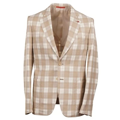 Легкое спортивное пальто Isaia Slim-Fit 'Capri' из хлопка и шелка 40R (Евросоюз 50) - Изображение 1 из 4