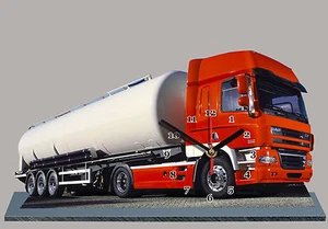 HORLOGE MINIATURE, CAMION, TRUCK, DAF -02 - Picture 1 of 1
