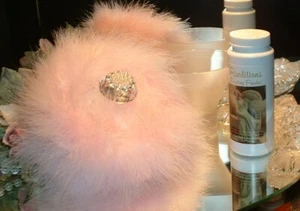 Sugared Plums by Renditions ~ 6 oz Perfumed Dusting Body Powder w Puff & Stand - Picture 1 of 5