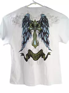 T-shirt manica corta vintage stile afflizione Brooklyn Xpress XXL - Foto 1 di 7