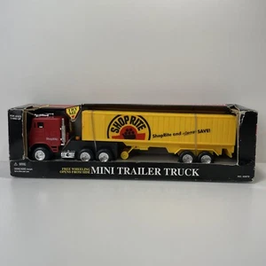 Vintage Plastic Shop Rite Free Wheeling Mini Trailer Truck NOS - Picture 1 of 12