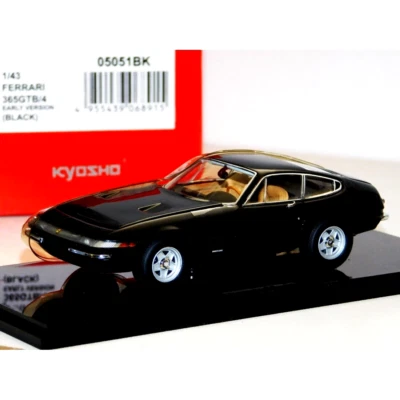 FERRARI 365 GTB/4 早期版黑色开封 KYOSHO 05051BK 1:43 — 第 1/4 张图片