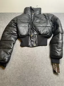 NUOVO VINTAGE Knowles & Carter giacca bomber isolata in pelle di agnello 3XL - si adatta più piccolo - Foto 1 di 14