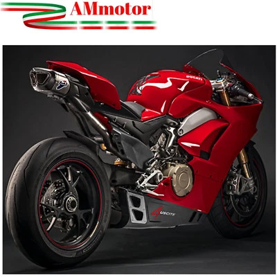 Scarico Completo Ducati Panigale V4 2022 Termignoni Moto 4 Uscite In Titanio Foto 1 de 4