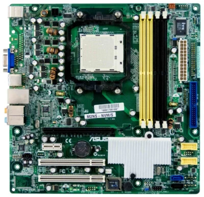 Asus M2NS-NVM/S Socket AM2 DDR2 PCIe PCI mATX - Image 1 of 3