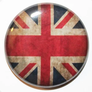 1" (25mm) Union Jack GB Button Anstecker sauber oder Vintage Style - Bild 1 von 4