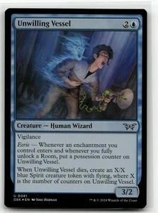 Unwilling Vessel 81 Foil Magic The Gathering Duskmourn Magic - Imagen 1 de 1