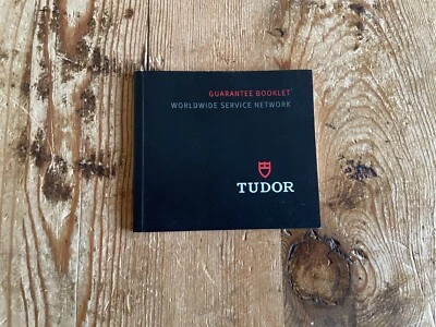 Opuscolo Garanzia TUDOR Guarantee Booklet - 2013 - IN Blank - Watches Collectors - Image 1 of 4