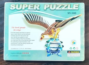 Super Puzzle The Hawk Spreads The Wings 3D 52 piezas Edad 4+ Nuevo y Precintado - Imagen 1 de 3
