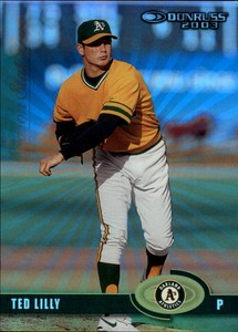 2003 (ATHLETICS) Donruss Stat Line Season #179 Ted Lilly/77