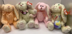 Lote de 4 Ty Collectible Bunnies, Attic Treasures Collection, 1993 -- MWMT - Imagen 1 de 11