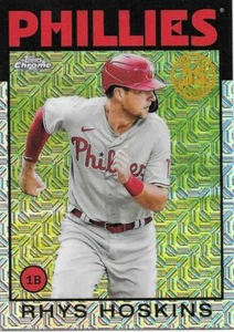 2021 Topps Update RHYS HOSKINS Silver Pack 1986 Chrome - PHILLIES - #86C-10 - Picture 1 of 1