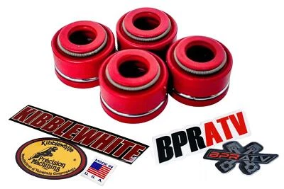 Suzuki DR250 DR350 DR 250 350 Kibblewhite Viton Valve Stem Seals Set of 4 Four - Image 1 of 4
