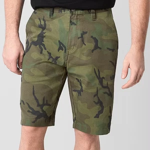 Volcom Vmonty 22 inch Mens Shorts -Green Combo 34 inch waist NWT $55 - Picture 1 of 3