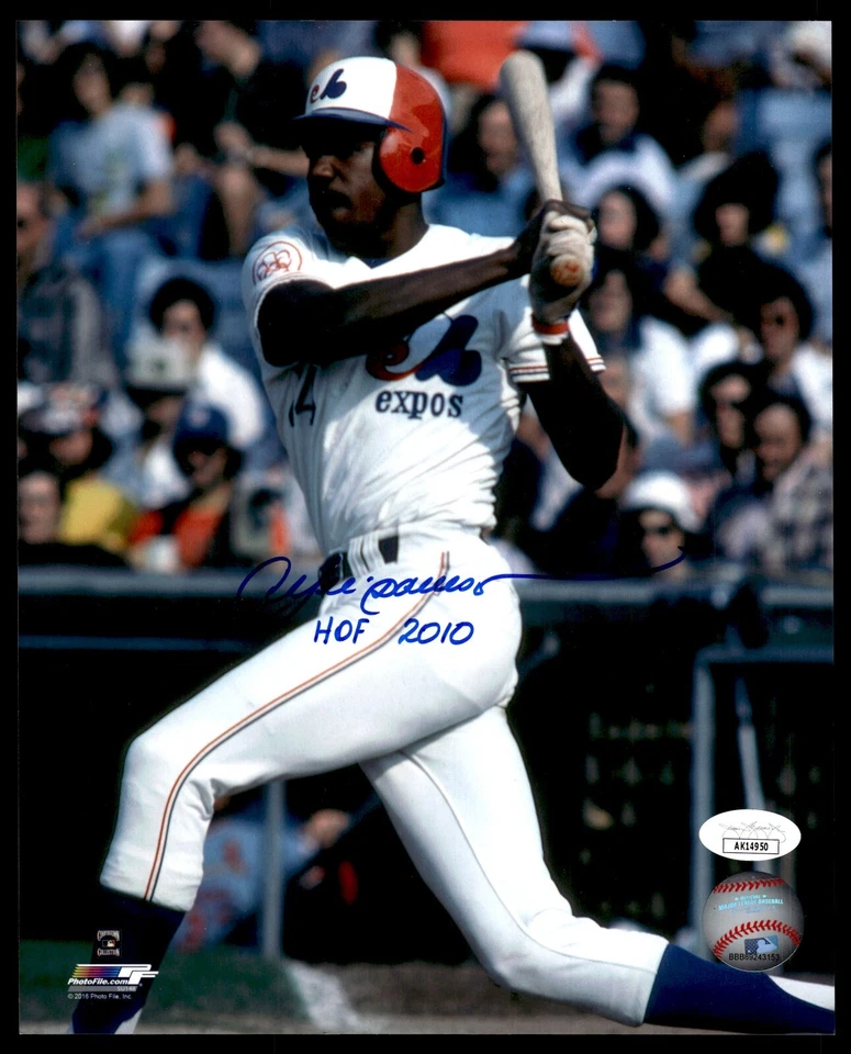 ANDRE DAWSON SIGNED 8X10 PHOTO INSCRIBED "HOF 2010" JSA COA MONTREAL EXPOS - Image 1 of 1