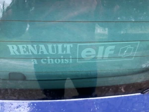 Aufkleber Sticker Renault wählte Elf Heckscheibe Innenverkleidung Scheibe - Bild 1 von 2