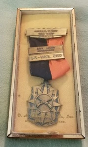 1963 Crescent City CA Gun Club Shooting Medal 2ND Place Award - Picture 1 of 1