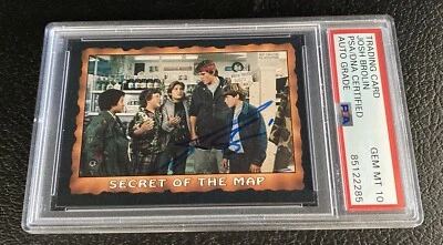 1985 Topps The Goonies Josh Brolin PSA Authentic Auto Signed Card #15 DNA Rookie - Image 1 of 4
