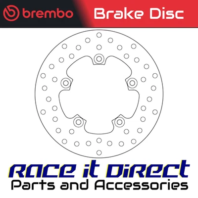 Disco de freno trasero para APRILIA RSV 1000 MILLE R 2000-2003 Brembo Foto 1 de 4
