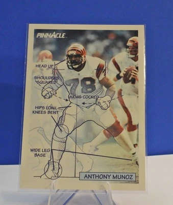 1991 Score Pinnacle - ANTHONY MUNOZ #357 Cincinnati Bengals - Image 1 of 3